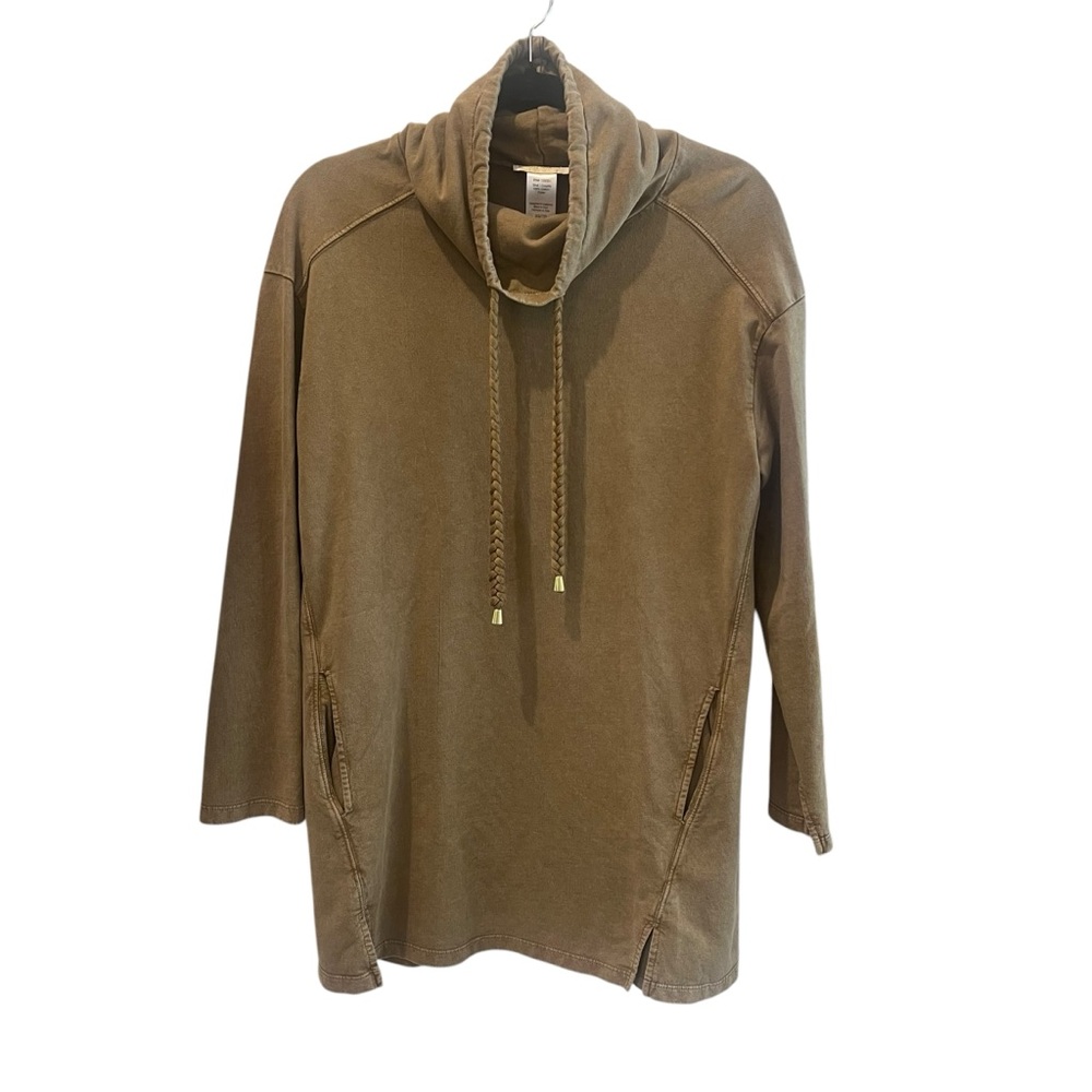 L*Space Daphne Dress Moss Tan Long‎ Sleeve Pullover Sweatshirt Size XS